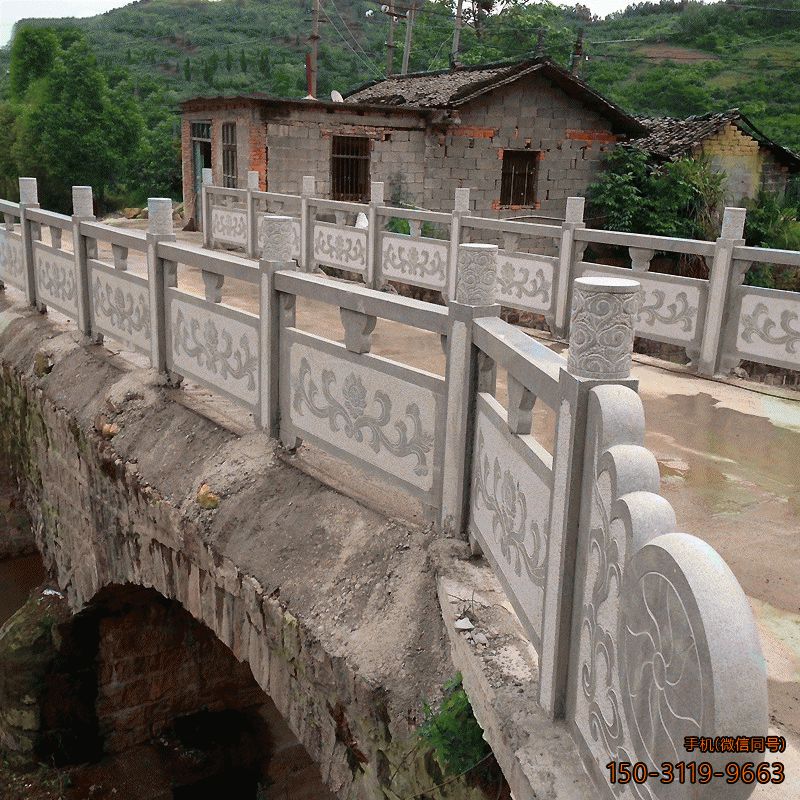 路橋青石雕花欄板