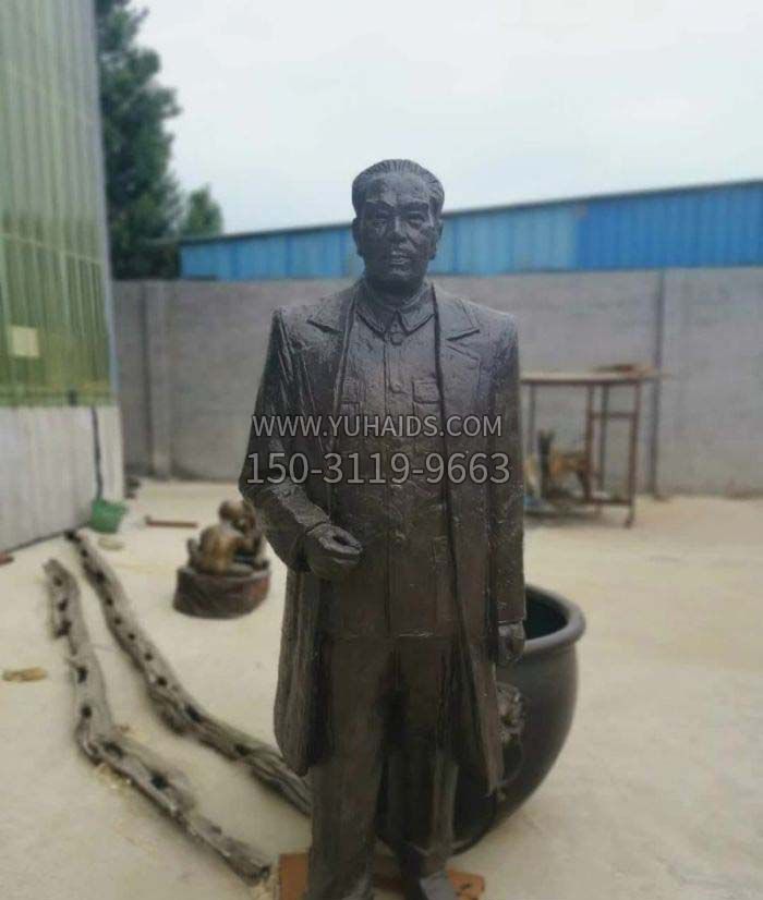 周恩來銅雕 (2)雕塑