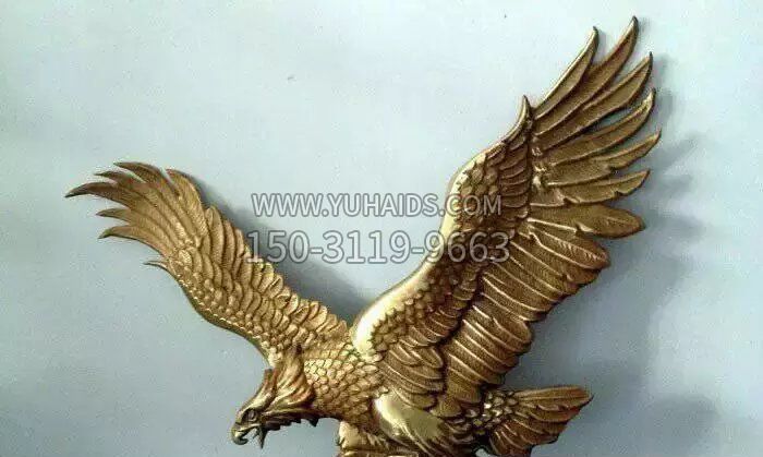 鑄銅老鷹企業(yè)動(dòng)物銅雕 (2)雕塑