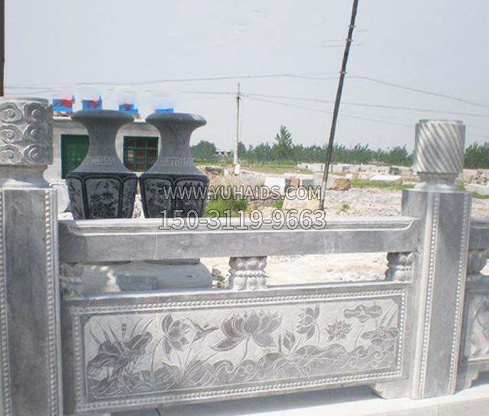 園林仿古石欄板景觀石雕 (3)雕塑