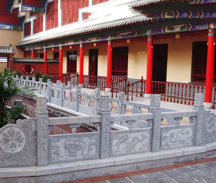 園林仿古石欄板景觀石雕 (12)雕塑