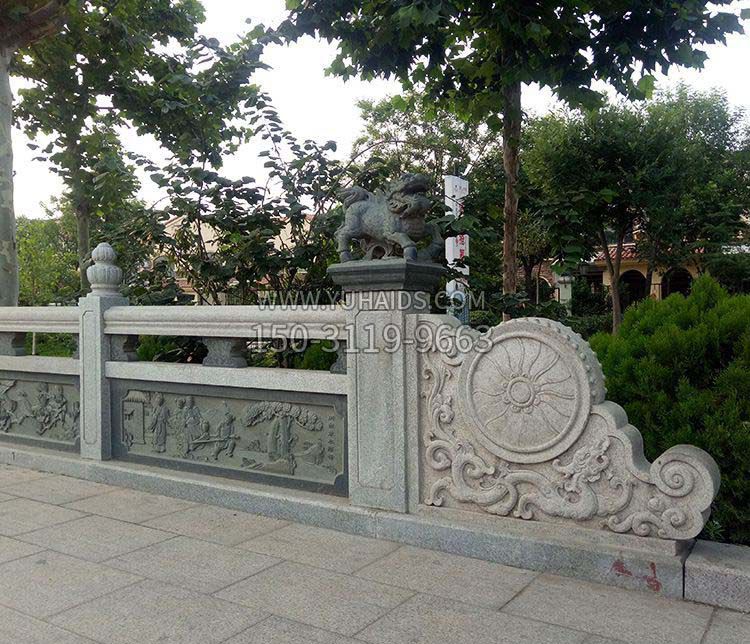 園林仿古石欄板石浮雕石雕雕塑