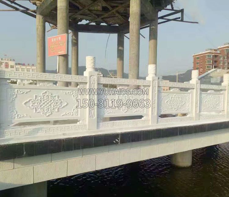 園林漢白玉石欄板景觀石雕 (6)雕塑