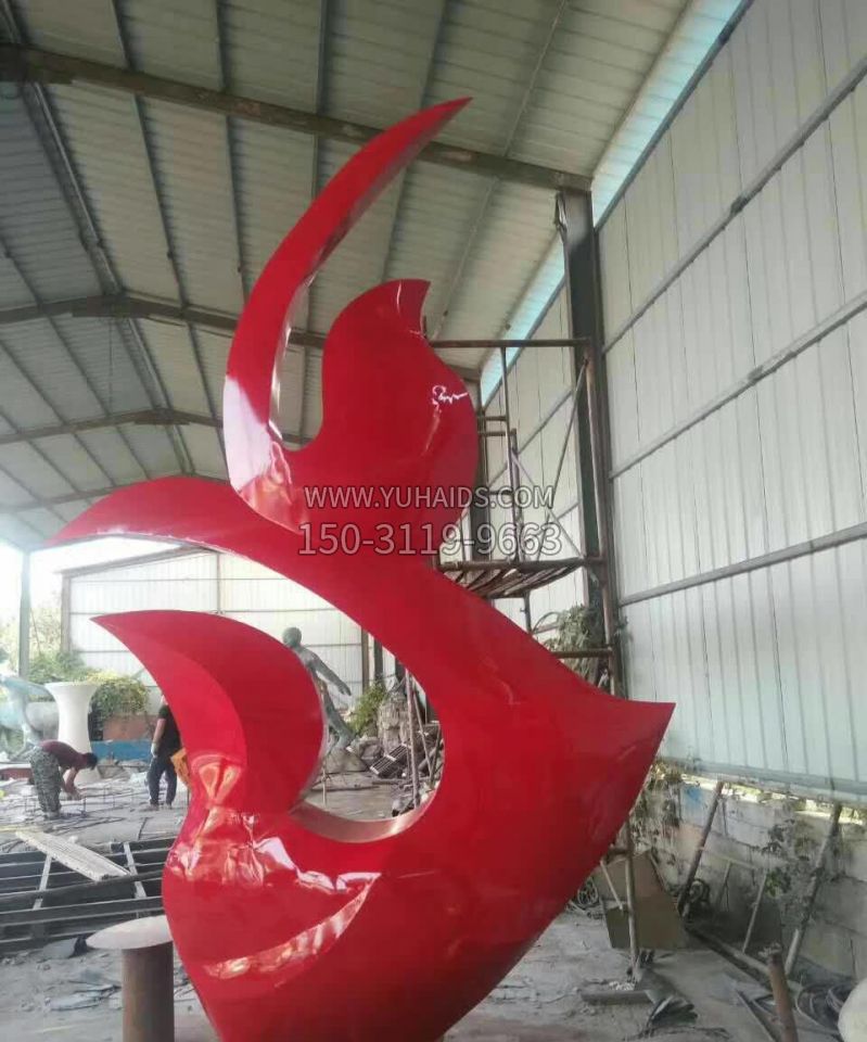 園林戶外不銹鋼創(chuàng)意雕塑