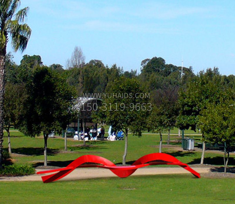 園林戶外不銹鋼藝術(shù)雕塑