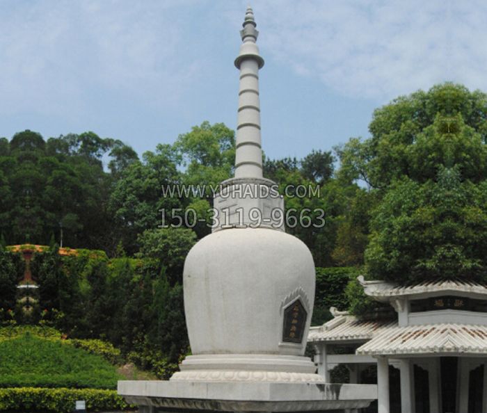 園林景觀大理石舍利塔石雕雕塑