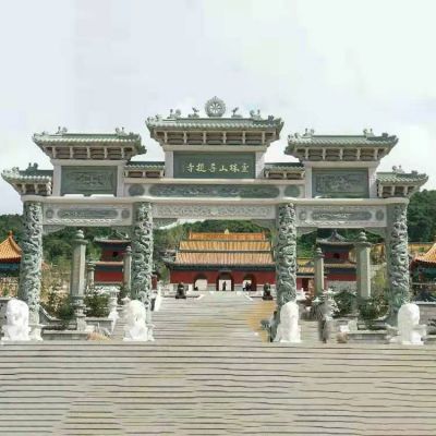 故宮景區(qū)大型大理石浮雕創(chuàng)意牌坊