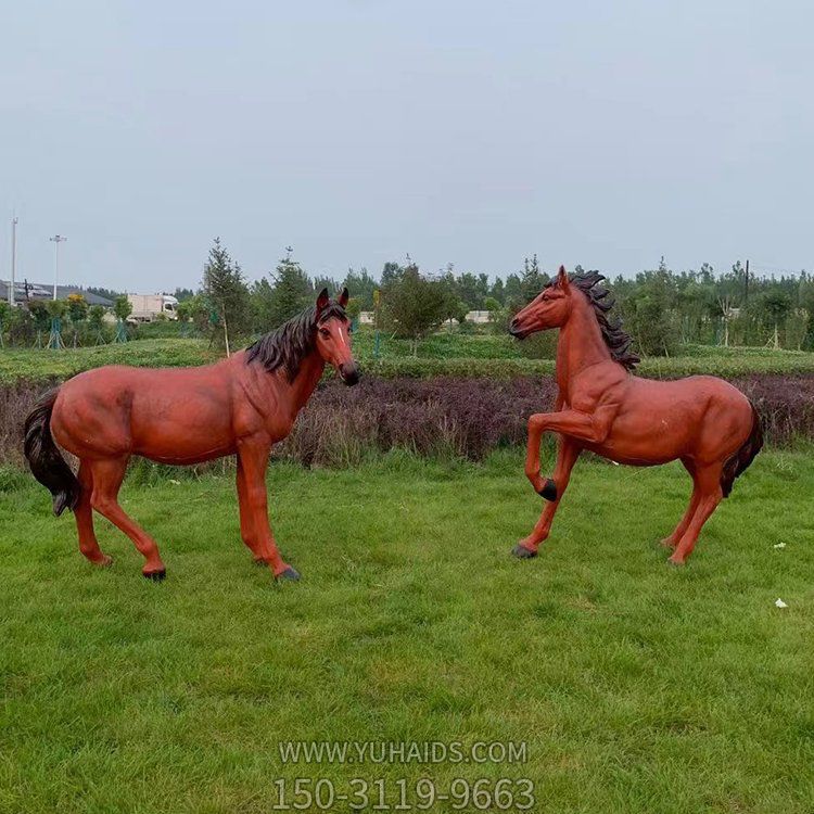 玻璃鋼仿真動物馬雕塑