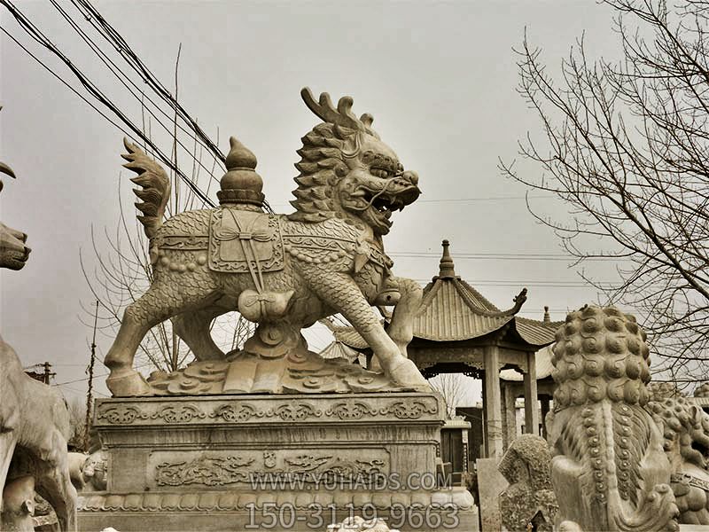 石雕庭院廣場大型戶外動(dòng)物景觀神獸貔貅雕塑