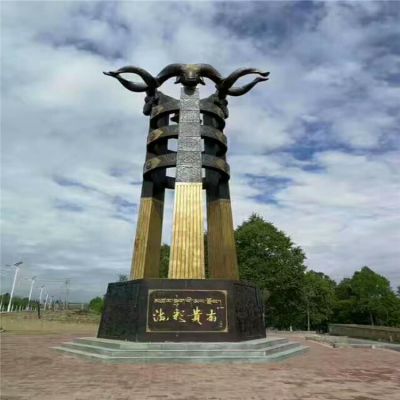 戶外廣場(chǎng)大型不銹鋼景觀雕塑擺件